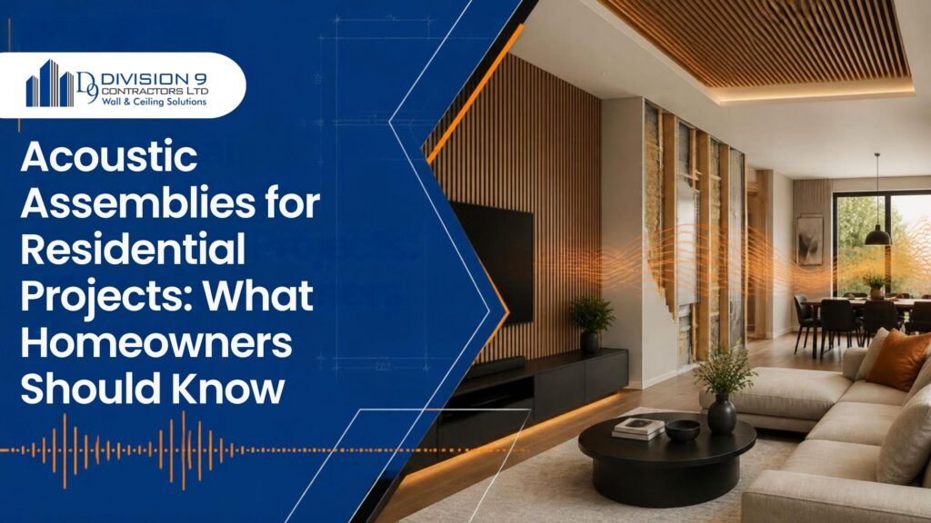 acoustic assemblies for residential projects what homeowners should know