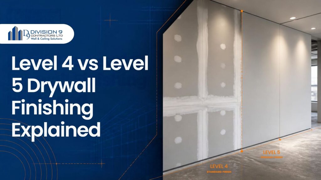 level 4 vs level 5 drywall finishing explained