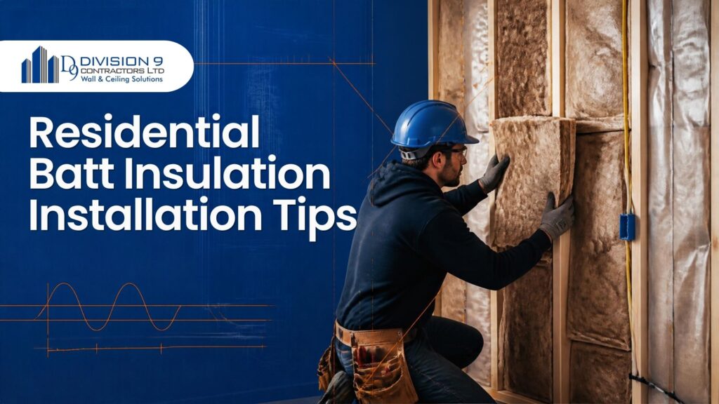 residential batt insulation installation tips