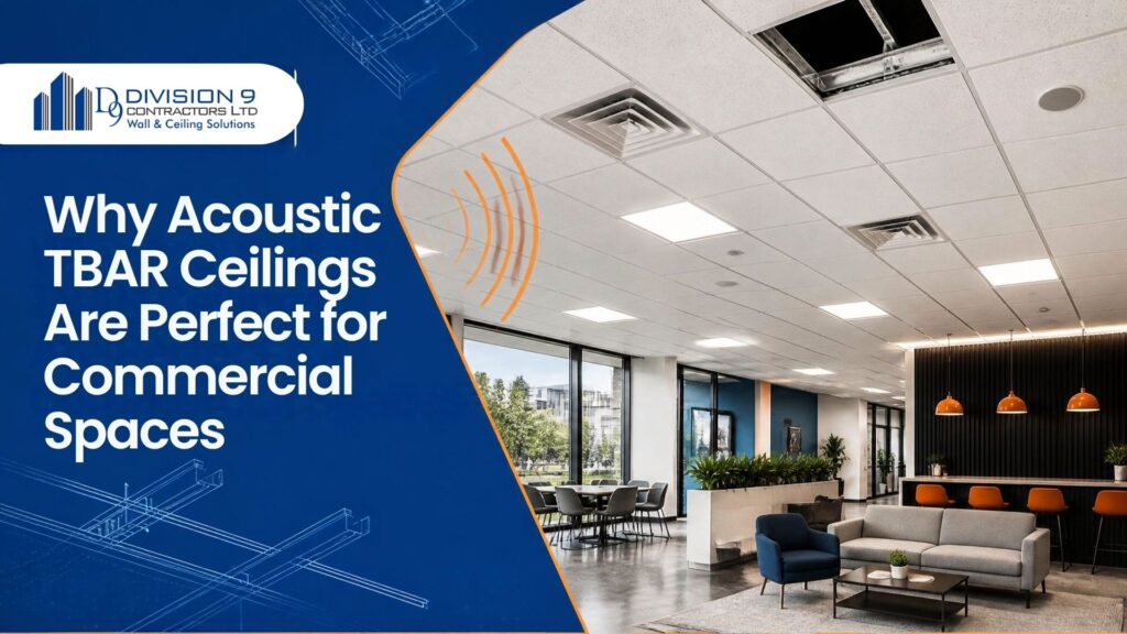 why acoustical tbar ceilings are perfect for commercial spaces